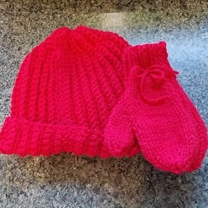 Hat and Mittens Hand Made